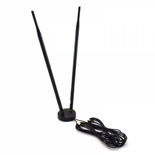 4G LTE 9dBi Antena Omni Dual para Interiores TS9 3m