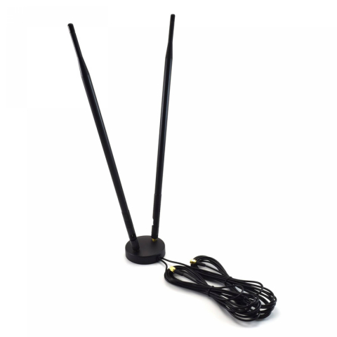 4G LTE 9dBi Antena Omni Dual para Interiores SMA Male, 3m