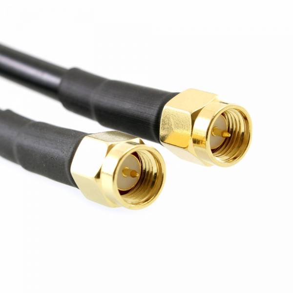 N Male / SMA Male 7.5m Twin Gold Cable Coaxial