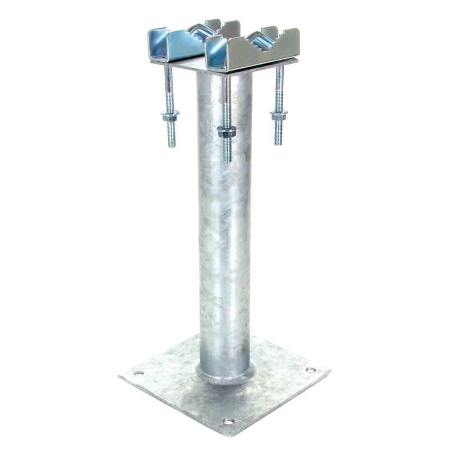 Soporte de Montaje en Pared de Metal para Mástil de 30 cm