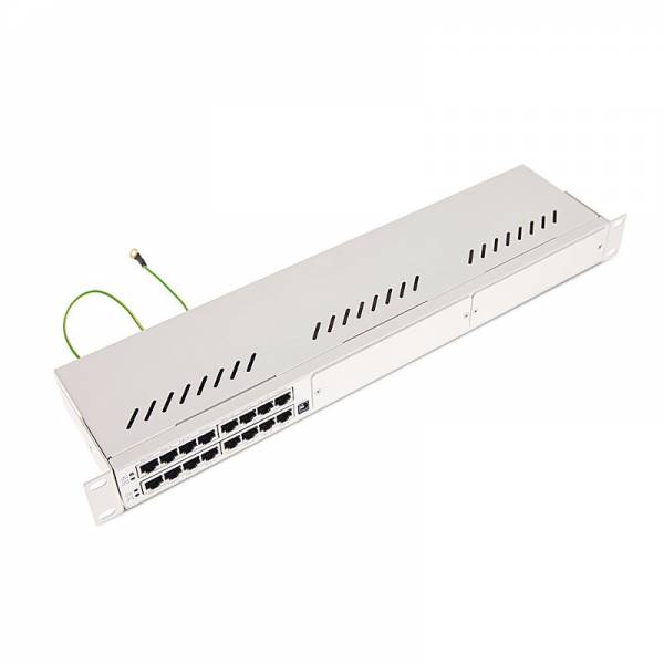 Protector contra sobretensiones 8P PoE 1U Gigabit 802.3af/at
