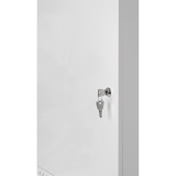 Armario en Rack 19" 9U, 450mm, Puerta metálica, Gris