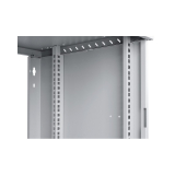 Armario en Rack 19" 9U, 450mm, Puerta metálica, Gris