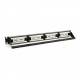 Panel de conexión Cat5e UTP 24-Port RJ-45 19" 1U Negro