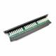 Panel de conexión Cat6 UTP 24-Port RJ-45 19" 1U con estante
