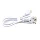 Cable de Alimentación C5 Enchufe EU blanco 65cm