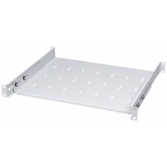 Estante del Estante Regulado 19" 1U, 350mm, Gris
