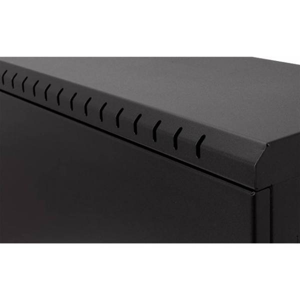 Armario en Rack 19" 3U, 180mm, Negro