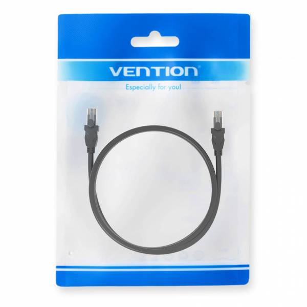 Cable de conexión UTP Cat6 0.75m negro