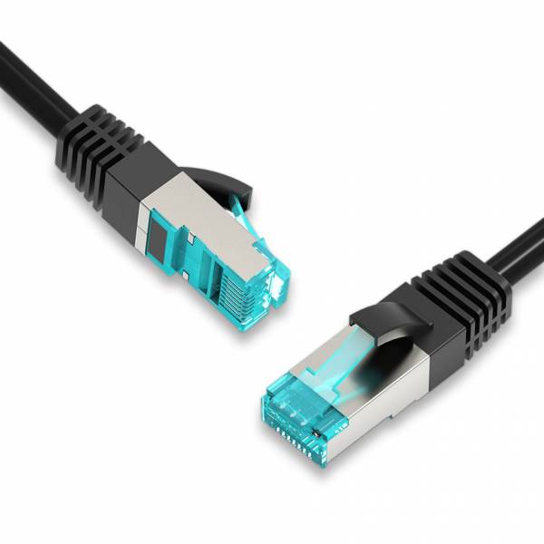 Cable de conexión FTP Cat5e 5m negro