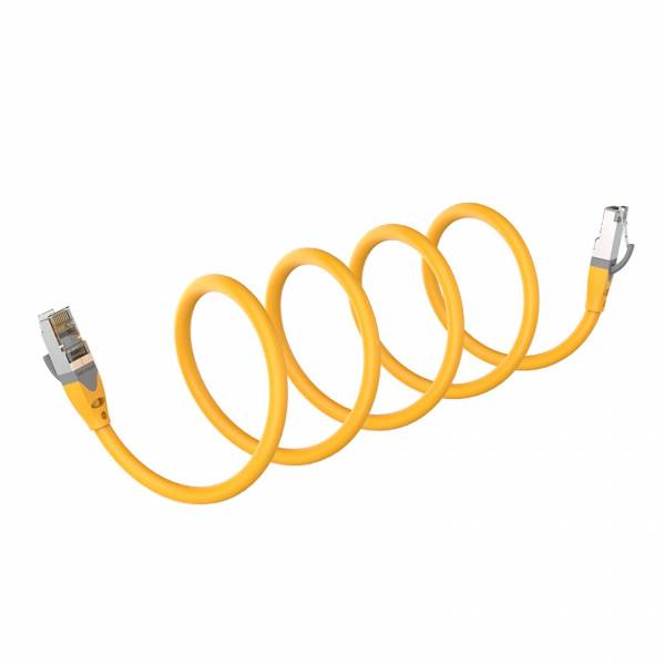 Cable de conexión SSTP Cat6A 1m amarillo