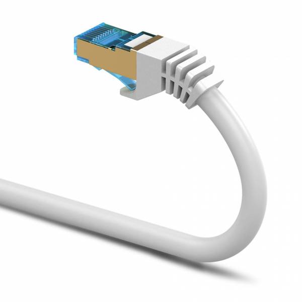 Cable de conexión SSTP Cat7 1.5m gris