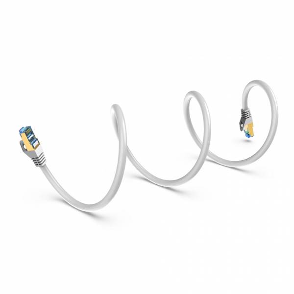 Cable de conexión SSTP Cat7 15m gris