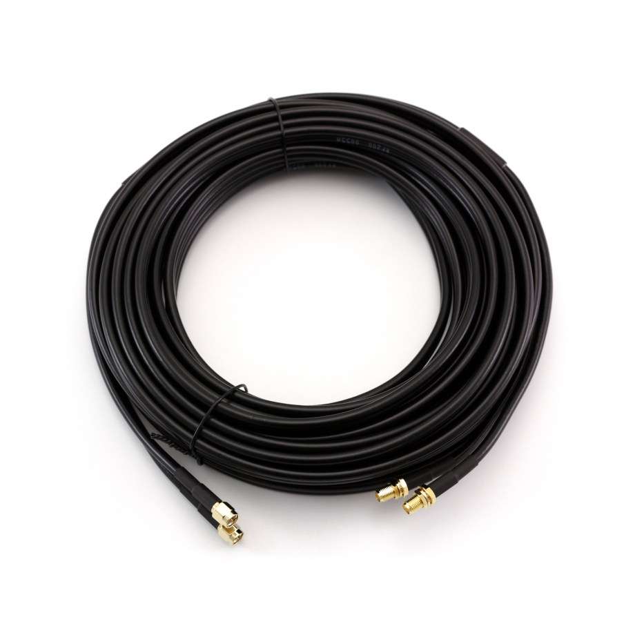 SMA Male / SMA Female 10m Twin Cable Coaxial