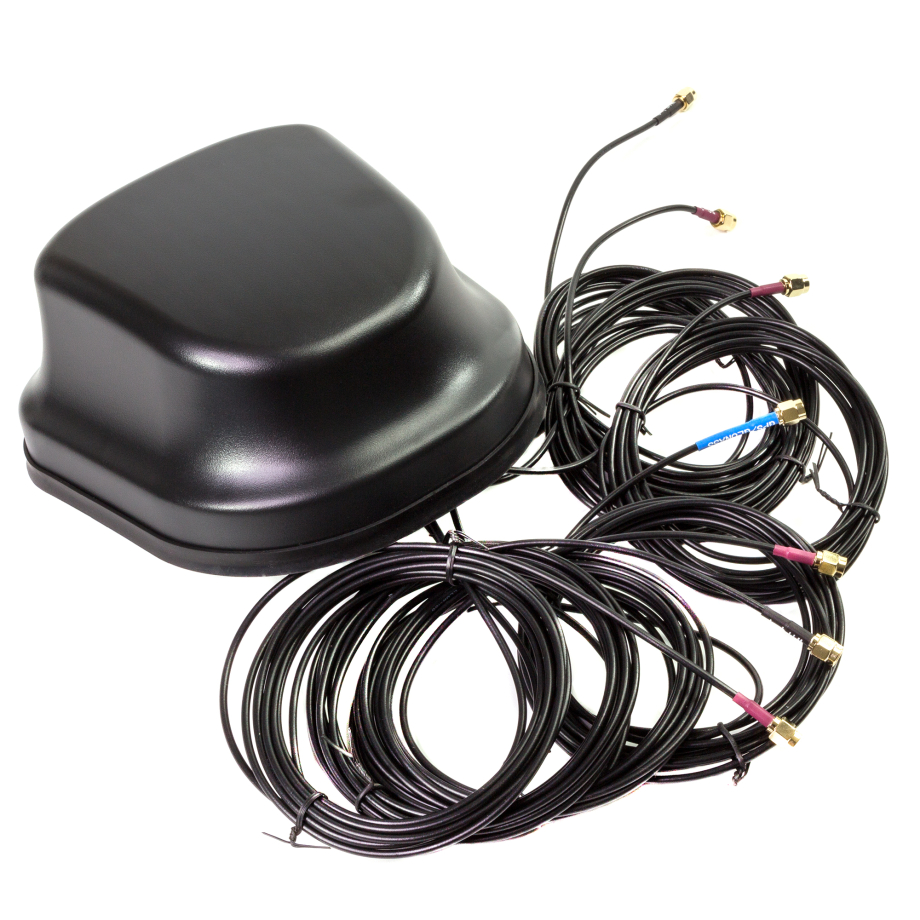 7-in-1 5G GNSS Wi-Fi antena de techo