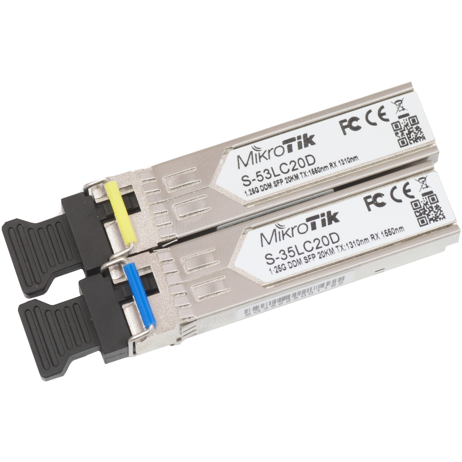 MikroTik 1.25G Bidirectional Single-Mode Module 20Km par