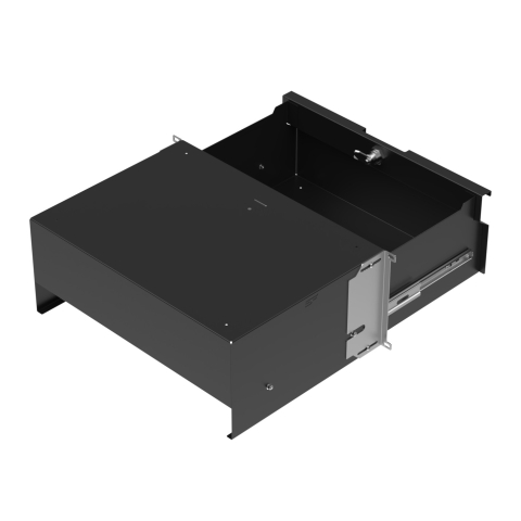 Cajón de Rack 19" 4U, 320mm, Negro
