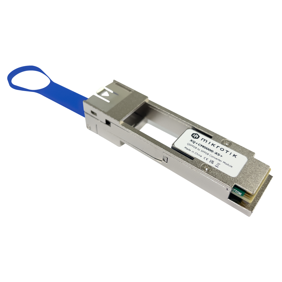 MikroTik 100G QSFP28 to 25G SFP28 Adapter