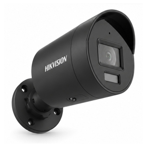 HikVision 4 MP Cámara Bullet DS-2CD2046G2H-IU(2.8mm)(eF) Negro