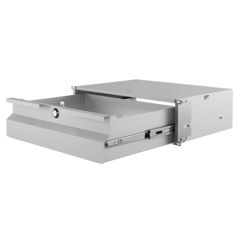 Cajón de Rack 19" 3U, 320mm, Gris