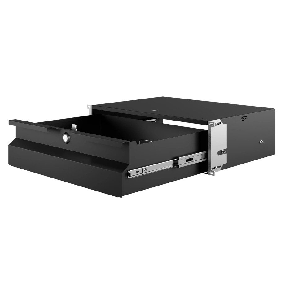 Cajón para Rack 19" 3U, 320mm, Negro