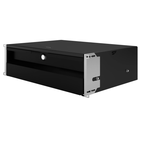 Cajón para Rack 19" 3U, 320mm, Negro