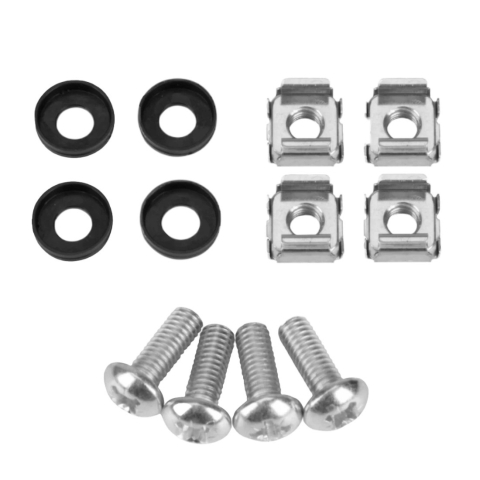 Juego de 4 tornillos de PVC M6 para RACK
