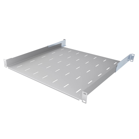 Estante del Estante 19" 1U, 450mm, Gris