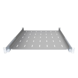 Estante del Estante 19" 1U, 450mm, Gris