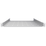 Estante del Estante 19" 1U, 450mm, Gris