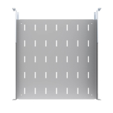 Estante del Estante 19" 1U, 450mm, Gris