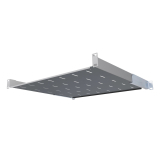 Estante del Estante 19" 1U, 450mm, Gris