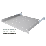 Estante del Estante 19" 1U, 450mm, Gris