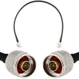 N macho a N macho 50cm cable coaxial — HF240 (equivalente a LMR240)