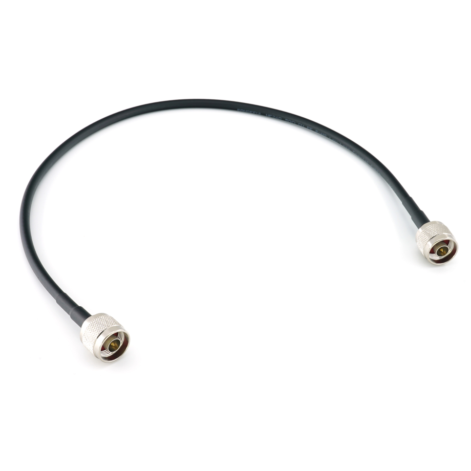 N macho a N macho 50cm cable coaxial — HF240 (equivalente a LMR240)