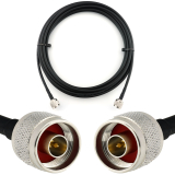 N macho a N macho 5m cable coaxial — HF240 (equivalente a LMR240)