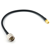 SMA macho a N macho 30cm cable coaxial — HF240 (equivalente a LMR240)