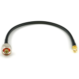 SMA macho a N macho 30cm cable coaxial — HF240 (equivalente a LMR240)