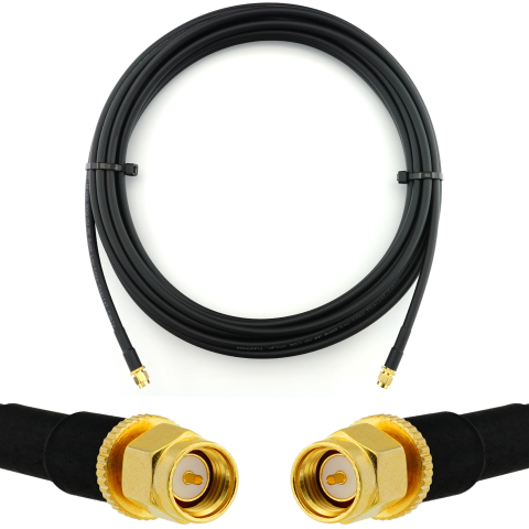 SMA macho a SMA macho 7m cable coaxial — HF240 (equivalente a LMR240)
