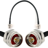 N macho a N macho Hex 30cm cable coaxial — HF240 (equivalente a LMR240)