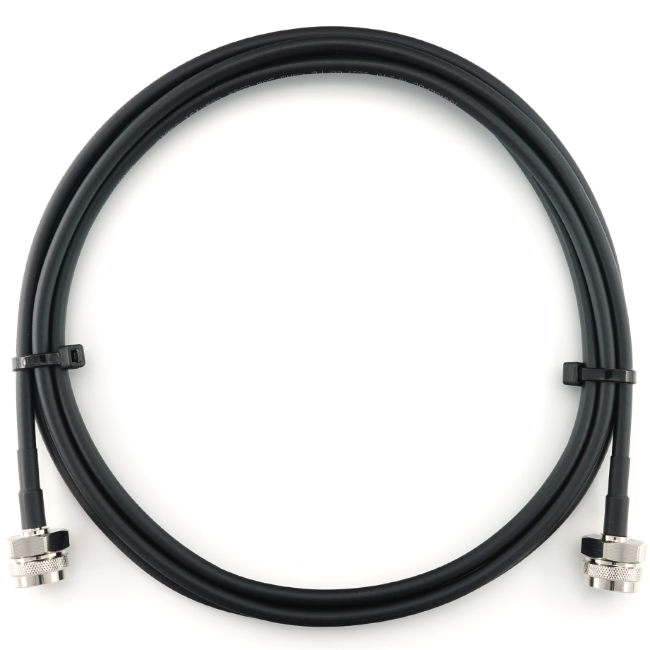 N macho a N macho Hex 1m cable coaxial — HF240 (equivalente a LMR240)