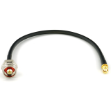 SMA macho a N macho Hex 30cm cable coaxial — HF240 (equivalente a LMR240)