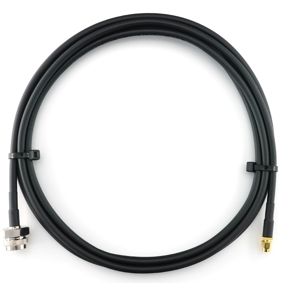 SMA macho a N macho Hex 1m cable coaxial — HF240 (equivalente a LMR240)