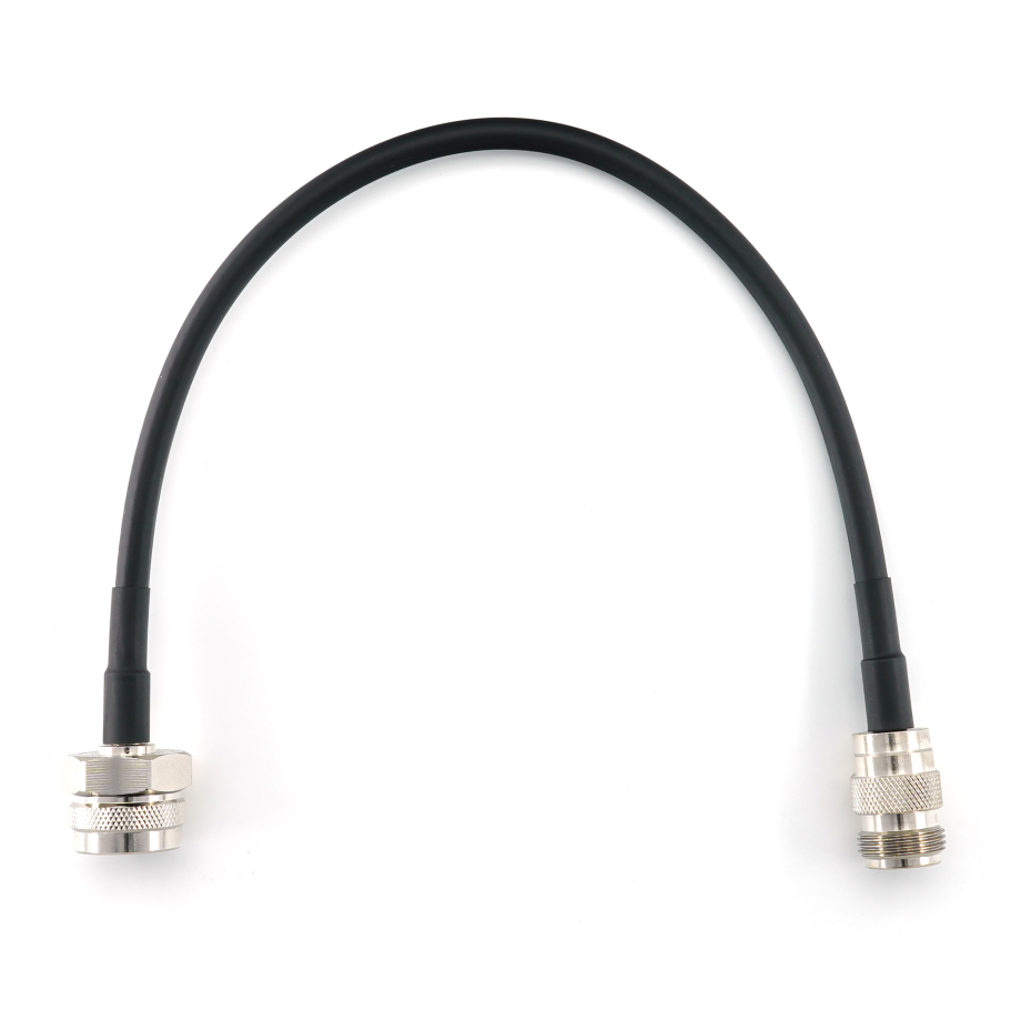 N macho Hex a N hembra 30cm cable coaxial — HF240 (equivalente a LMR240)