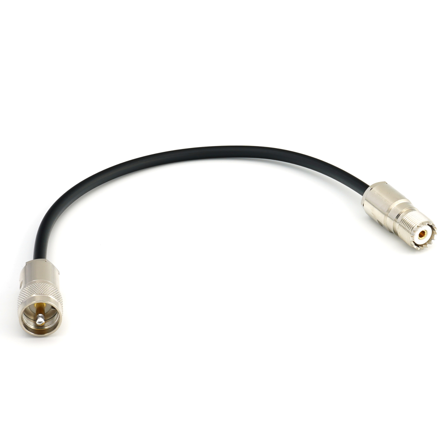 PL259 a SO239 30cm UHF CB Radio Cable Coaxial — HF240 (equivalente a LMR240)