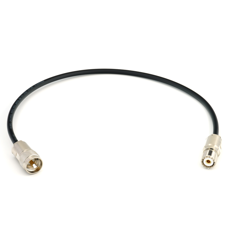 PL259 a SO239 50cm UHF CB Radio Cable Coaxial — HF240 (equivalente a LMR240)
