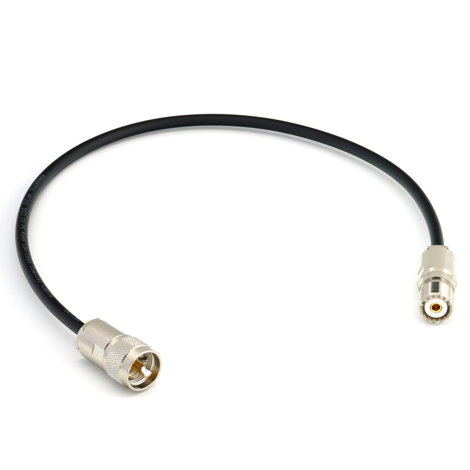 PL259 a SO239 50cm UHF CB Radio Cable Coaxial — HF240 (equivalente a LMR240)