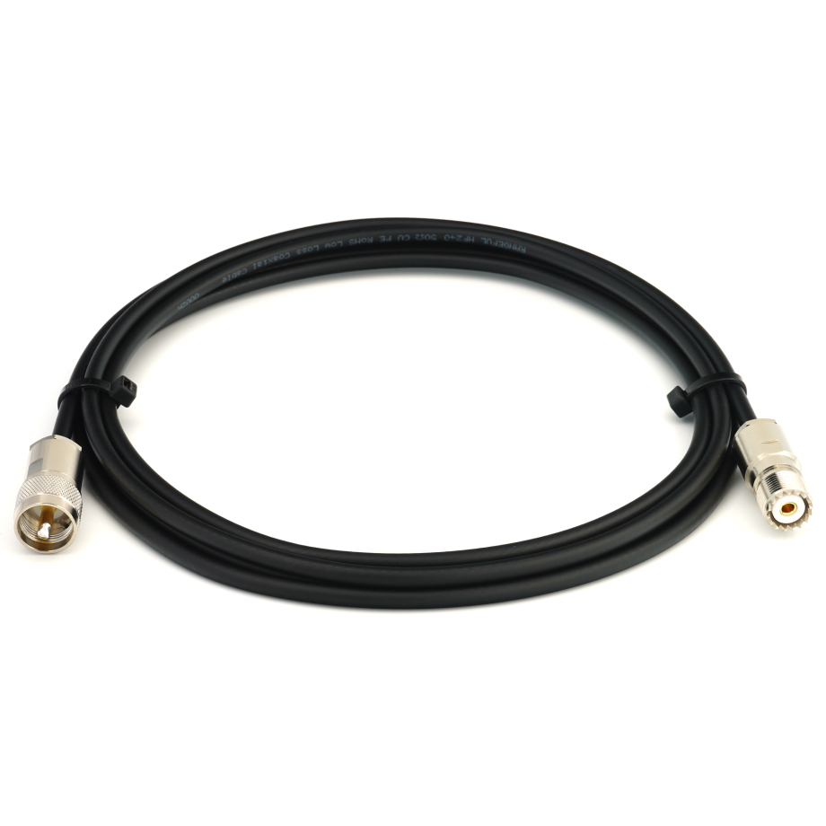 PL259 a SO239 3m UHF CB Radio Cable Coaxial — HF240 (equivalente a LMR240)