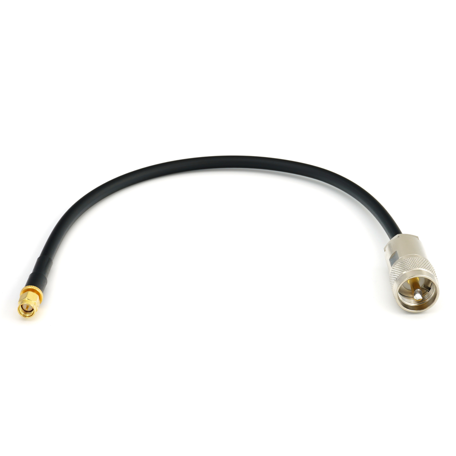 SMA Male a PL259 30cm UHF CB Radio Cable Coaxial Flexible — HF240 (equivalente a LMR240)