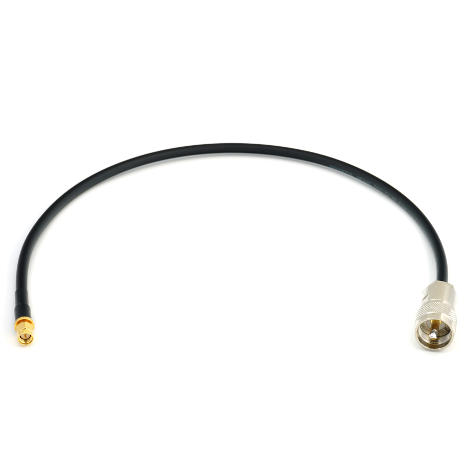 SMA Male a PL259 50cm UHF CB Radio Cable Coaxial Flexible — HF240 (equivalente a LMR240)